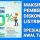 Pembelian Maksimal Diskon Listrik 50 Persen Berapa? Cek Disini