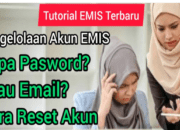 Lupa Password dan Email Akun EMIS? Cara Reset Password dan Ganti Email