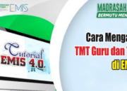 Cara Mengajukan TMT Guru dan Tendik di EMIS 4.0