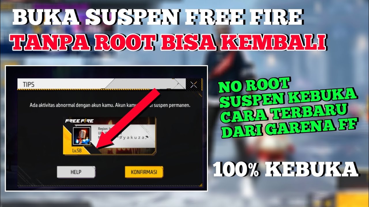 5 Cara Membuka Akun Free Fire yang di Suspend Permanen 2025