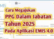Cara Mengajukan Pendaftaran PPG Daljab Kemenag Tahun 2025 di EMIS 4