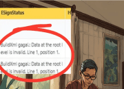 Solusi Error BuildXML Data at the Root Level is Invalid. Line 1, Position 1 di Coretax