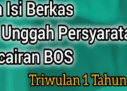 Cara Isi Berkas dan Unggah Persyaratan Pencairan BOS Triwulan 1 Tahun 2025