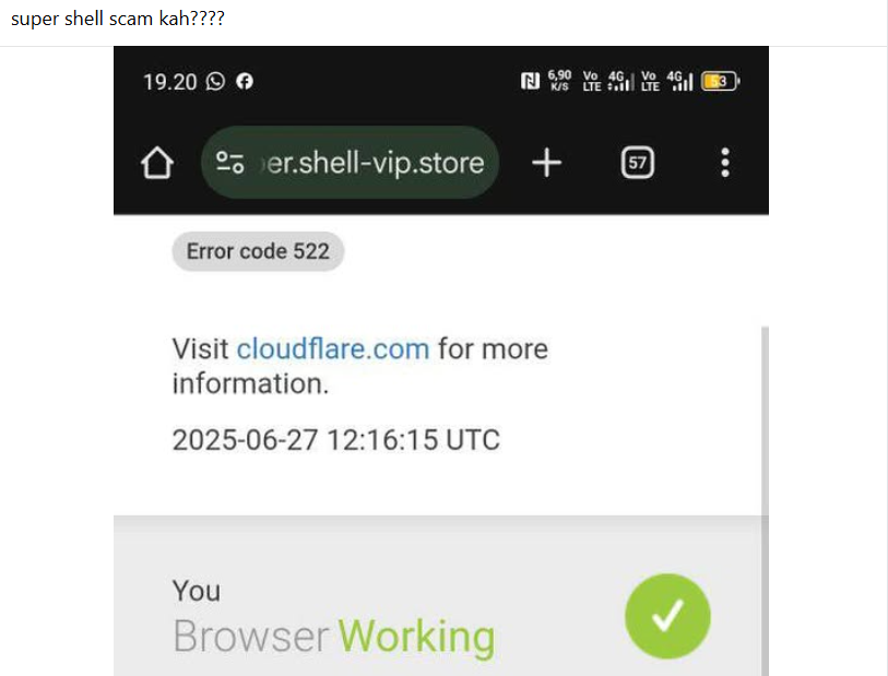 Aplikasi Super Shell VIP Store Error, Apakah sudah Scam? Cek Disini