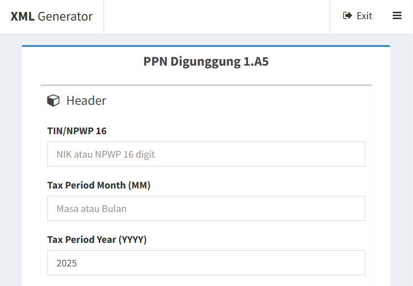 XML Generator, Cara Membuat File XML Tanpa Excel Untuk Di-Upload ke Coretax