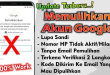 Cara Memulihkan Akun Google yang Lupa Sandi dan Nomor HP Hilang Terbaru 2025