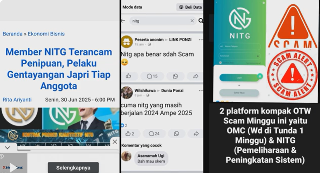 Aplikasi NITG Investasi Apakah Sudah SCAM? Penarikan Mulai Bermasalah!