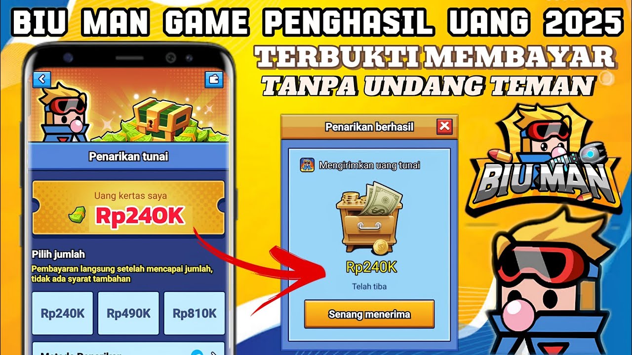 Baru Rilis! Game Biu Man Apk Cuan Apakah Terbukti Membayar? Cek Disini