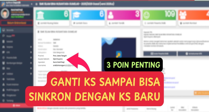Cara Ganti Kepala Sekolah Di Dapodik Sampai Bisa Sinkron