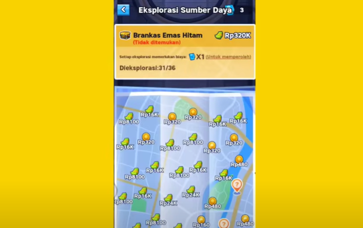 Brankas Emas Hitam 320rb Sudah Tidak Ada Di Peta Game Biu Man