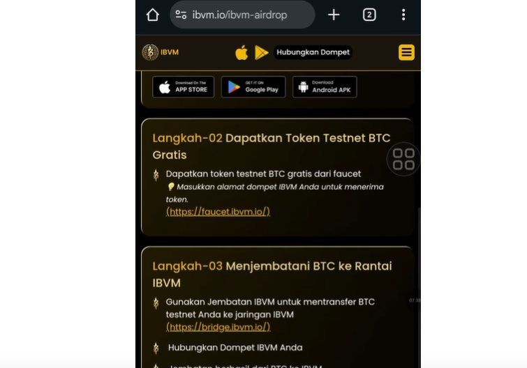 Ini 5 Syarat Eligible Airdrop IBVM Wallet Terbaru, Pemula Wajib Tahu!