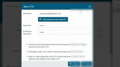4 Cara Ganti Email di Info GTK Terbaru 2025 Karena Sudah Tidak Aktif