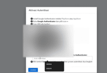 2 Cara Aktivasi Penerapan Two-Factor Authentication 2FA / Google Authenticator Secara Mandiri