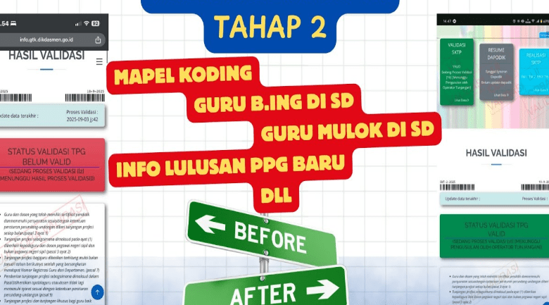 Bocoran Validasi InfoGTK Tahap 2, Ada 6 Kategori Yang Terlibat!