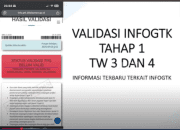 Penting!! Ini 4 Syarat Utama Info GTK Anda Valid Di Validasi Berikutnya