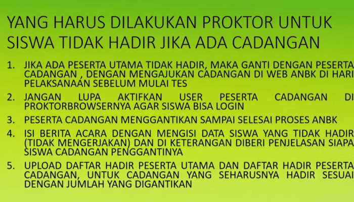 Cara Mengatasi Ada Peserta ANBK Tidak Bisa Ikut ANBK di Sekolah