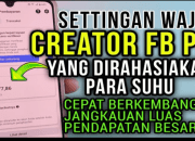 Inilah 4 Settingan Wajib Creator Facebook Pro yang di Rahasiakan Para Suhu