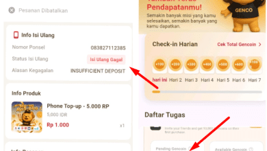 Isi Ulang 5Rb Gagal di Aplikasi Genco, Insufficient Deposit Apakah Scam Penipuan?