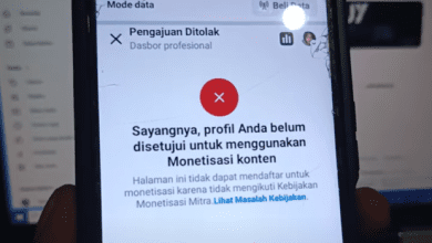 5 Cara Mengatasi Fitur Monetisasi Konten di Tolak Facebook 100% Berhasil