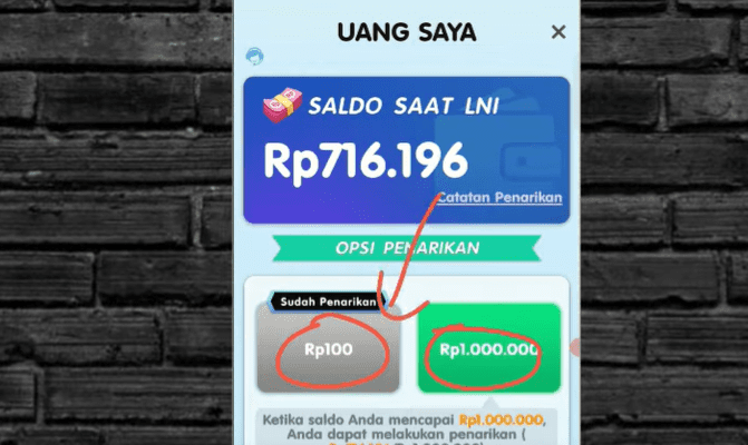 Penarikan Rp 1 Juta di Block Puzzle Relax Apakah Cair ke DANA?