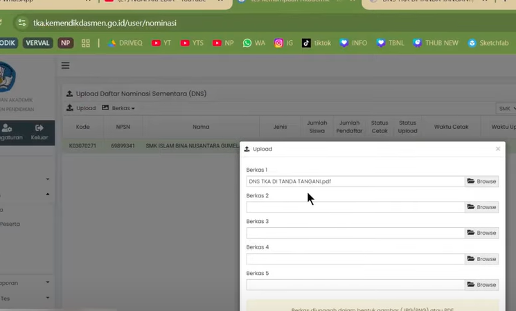 Cara Download & Upload SPTJM, DNS, Dan Surat Kesiapan TKA, Ops Wajib Tahu!
