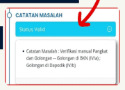 3 Solusi Info GTK Belum Valid Karena Pangkat & Golongan