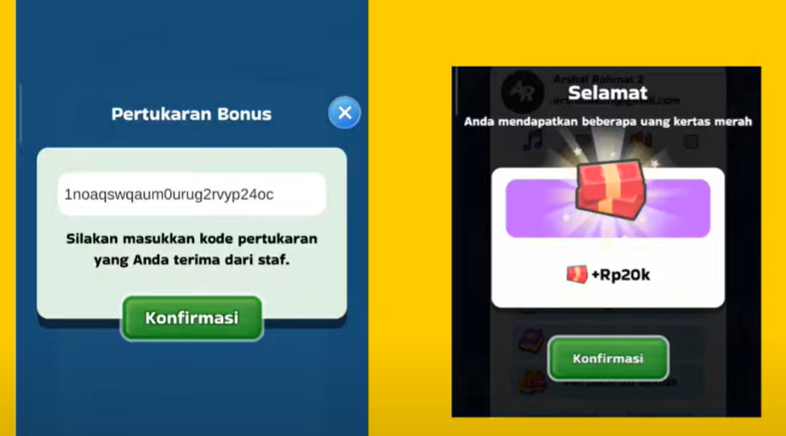 Kode Bonus RICH TYCOON Terbaru, Dapat Rp 20.000 dari Developer Gamenya
