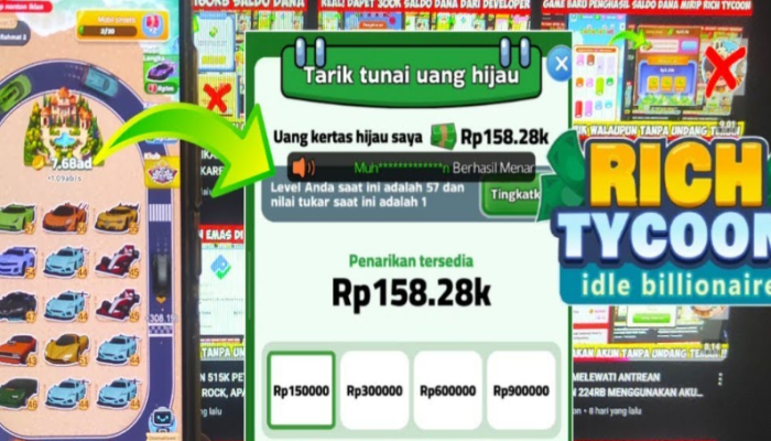 5 Cara Agar Bisa Menarik Saldo Dana Di Rich Tycoon Tanpa Undang Teman