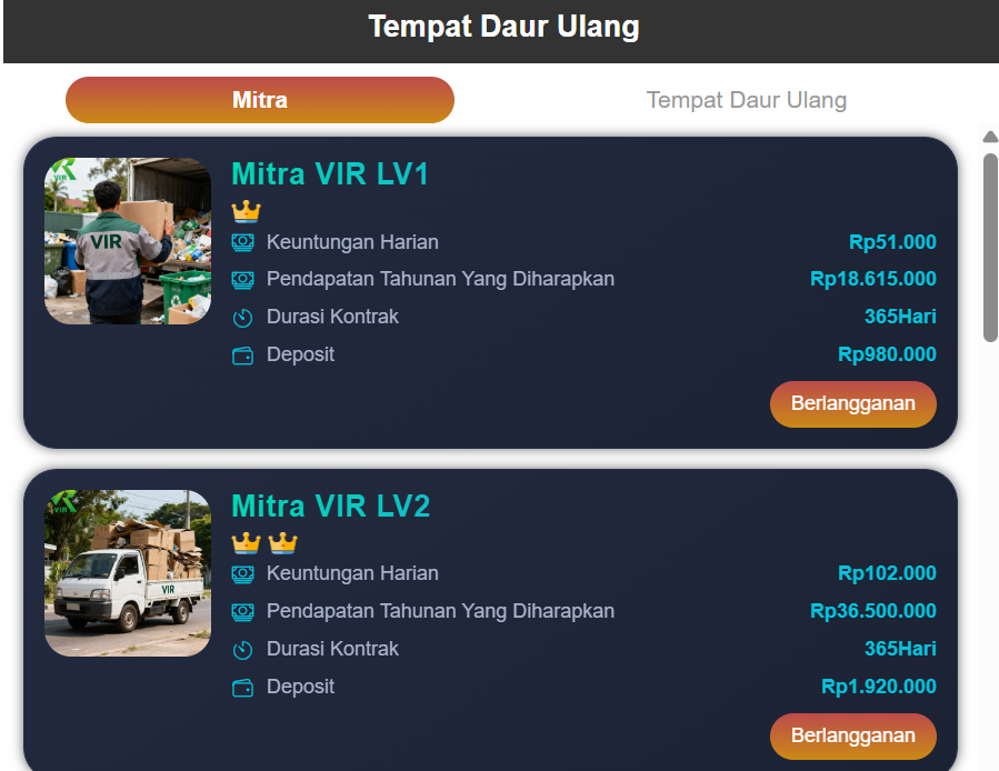 Aplikasi Vir Indonesia Investasi Apakah Aman Terdaftar OJK atau Penipuan? Review Terbaru