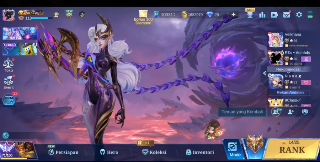 Bocoran Event Gratisan Mlbb X Spongebob! Semua Skin Gratis Dan Item Gratis!