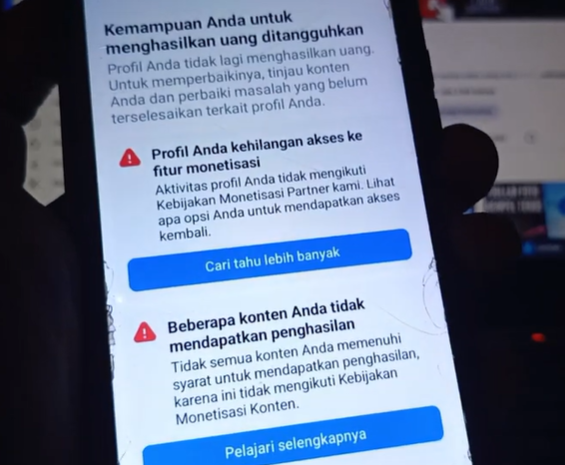 6 Cara Cepat Mengatasi Profil Facebook Kehilangan Akses Monetisasi