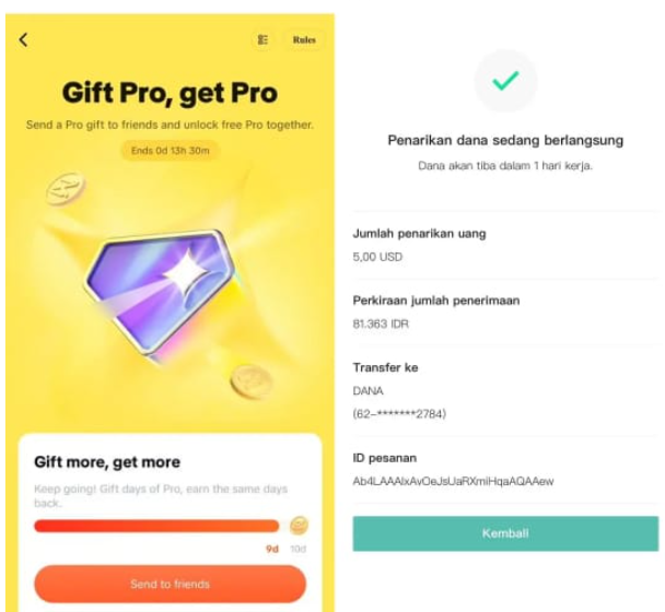 Cara Dapat Uang dari CapCut Pioneer Program, Tips Ajak Teman Agar Bonus Masuk