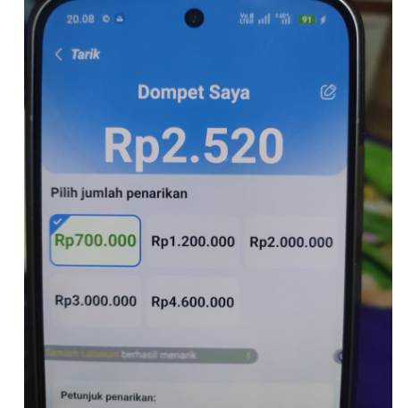 Cara Menarik Uang 700 Ribu di CashDrama Apk ke DANA Apakah Bisa Cair? Cek Disini