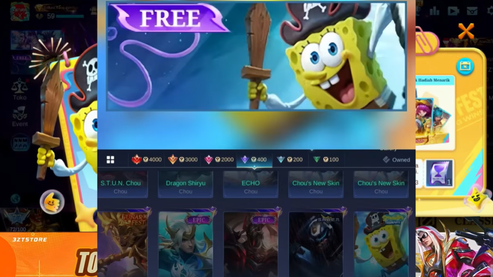 Bocoran 10 Event Mobile Legends Gratisan! Skin Collector Januari, Skin Gratis, Transformers Ml