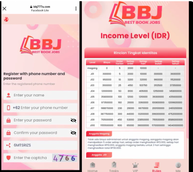 Review Jujur BBJ (Best Book Jobs) Investasi Apakah Aman Atau Penipuan? Cek Fakta