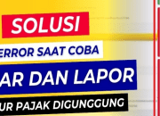 Solusi Error Saat Coba Bayar dan Lapor Faktur Pajak Digunggung di Coretax
