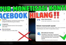 Cara Mengatasi Fitur Monetisasi Konten Hilang di Facebook Pro