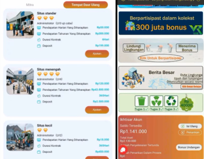 Aplikasi VIR Penghasil Uang Apakah Halal atau Haram? Wajib Tahu ini!