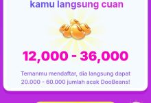 Event Dooie Live Terbaru! Mirip Capcut Share Link Dapat 36.000