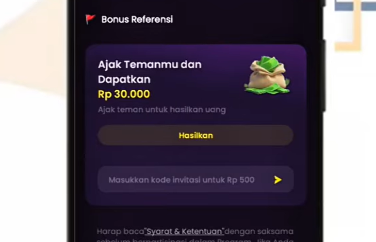 Cara Memasukkan Kode Undangan di Apk Melolo agar Dapat Uang
