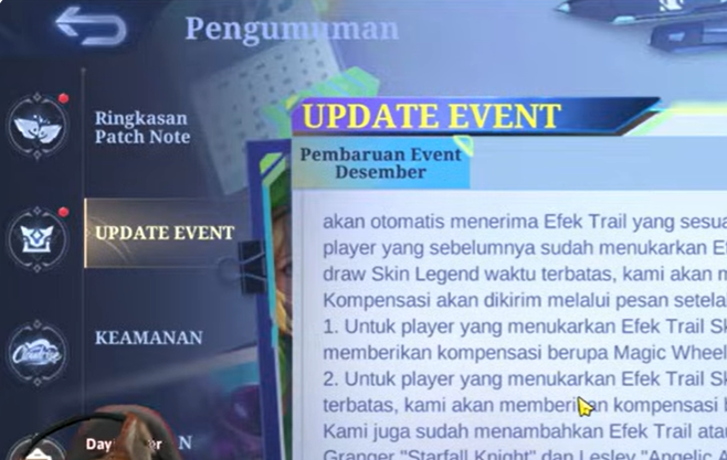 Cara Dapat Diamond dan Magic Wheel Potion Gratis Mobile Legends, Fragment Shop Update dan Bocoran Skin Baru