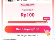 Cara Dapat Harga 100 Perak di Event TikTok 100% Berhasil Checkout