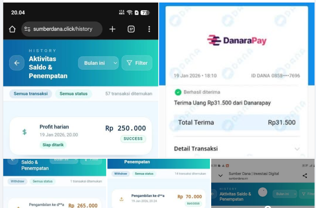 Aplikasi SumberDana Apk Investasi Penghasil Uang Apakah Aman? Review Jujur!