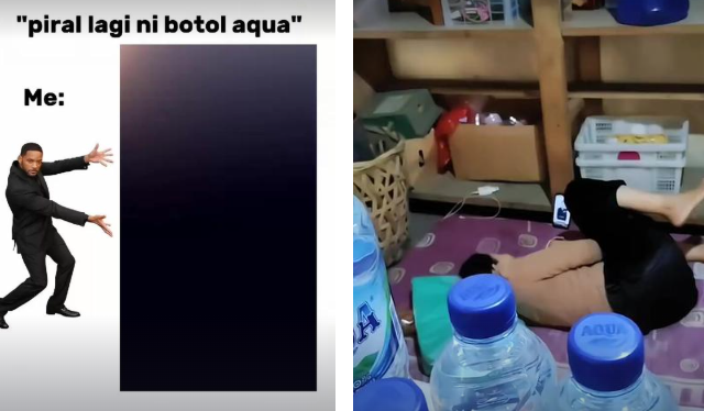 Video Botol Aqua Viral di TikTok Kenapa? Link Asli Mulai Dicari Netizen