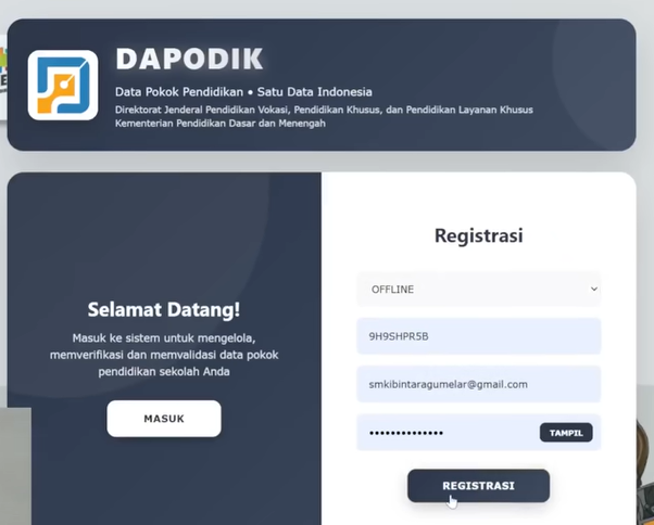 Cara Registrasi Dapodik 2026 B Offline Anti Stuck, Trik Terbaru Dijamin Berhasil
