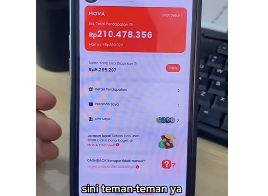 Cara Belanja di Shopee dan TikTok Pakai MOVA Agar Dapat Cashback Uang