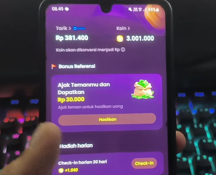 Cara Cepat Dapat Jutaan Koin di Melolo dengan 1 HP Tanpa Reset dan Tanpa Undang Teman