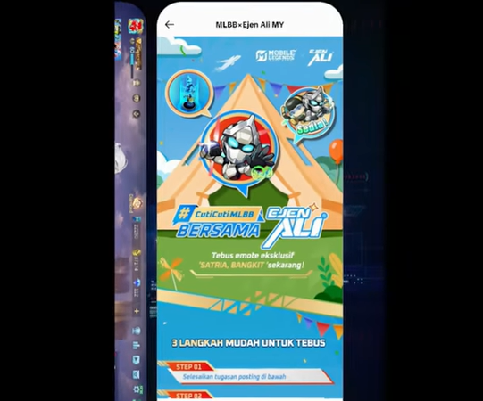 Kode Redeem Battle Emote Ejen Ali Gratis Di Mobile Legends, Begini Cara Resminya