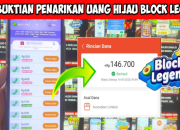 Cara Menarik Uang Rp150.000 di Game Block Legend Menggunakan Uang Kertas Hijau