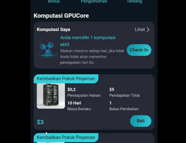 Aplikasi GPUCore Apakah Aman Untuk Investasi? Fakta Rilis di Play Store